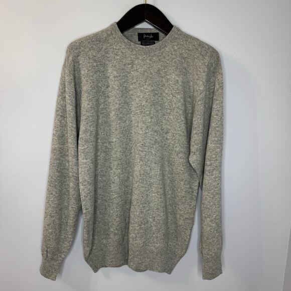 Pringle Sport Men’s Lambswool Crew Neck Sweater Grey Preppy Men's L - Picture 1 of 9